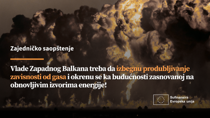 Odustanite od planova za gas